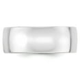 thumbnail image 2 of 10KW 8mm LTW Comfort Fit Band Size 10 in 10k White Gold, 2 of 3