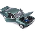 thumbnail image 2 of 1967 Ford Mustang GTA Fastback Green Metallic with White Stripes 1/18 Diecast Model Car by Maisto, 2 of 6
