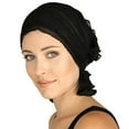 thumbnail image 6 of Chemo Cancer Headscarf Ruffles Hat Ethnic Turban Headwear Pleated Beanie Hijab, 6 of 19