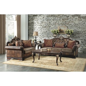 Homelegance Croydon 48" X 28" Coffee Table, Cherry