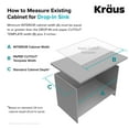 KRAUS 33 x 22 inch Standart PRO DropIn Topmount 16 Gauge Double Bowl 2