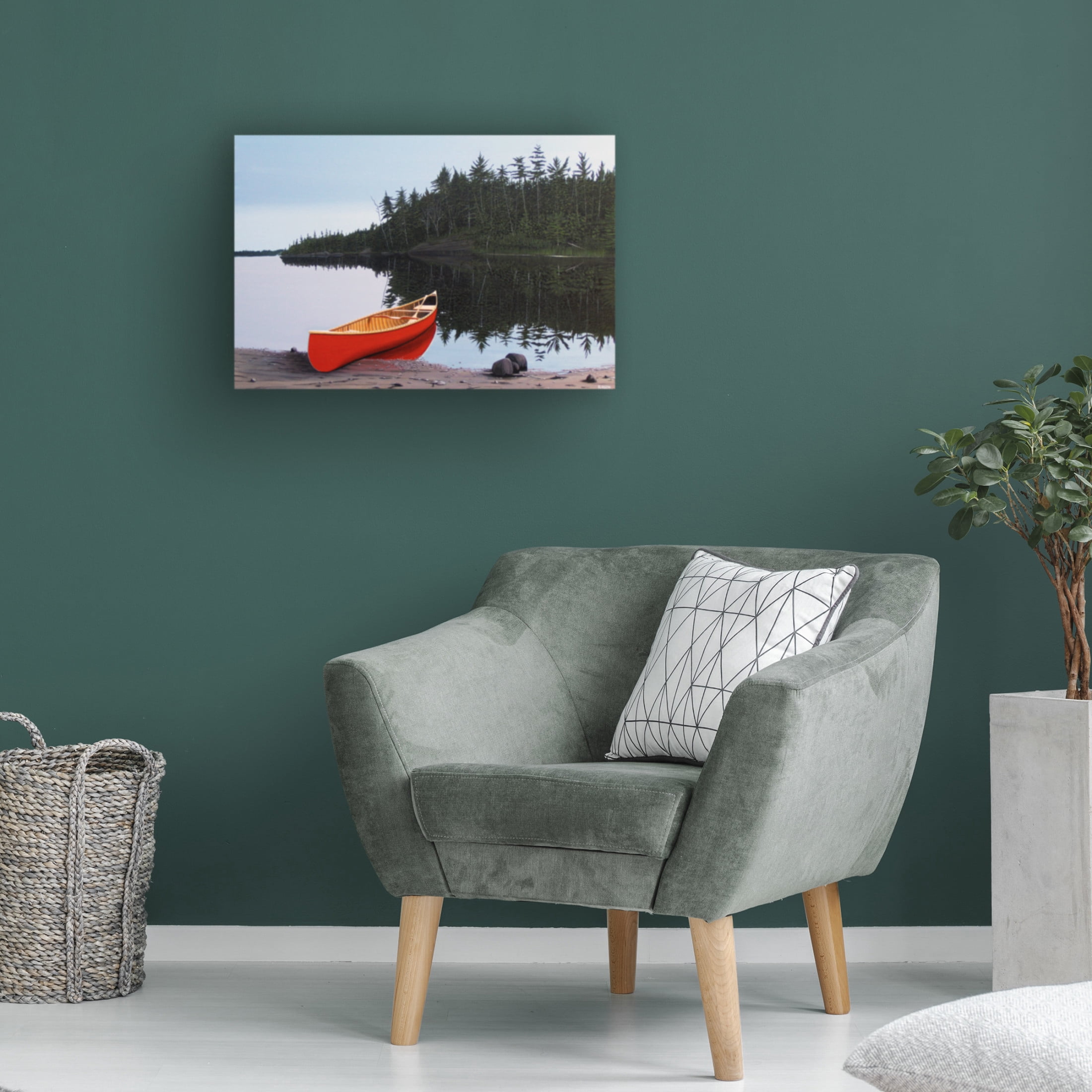 Canvas Wall Art - Kenneth M Kirsch 'Moments of Peace' Wall Art for Living Room, Bedroom, or Office Décor by Trademark Fine Art - 32 x 22 Inches