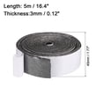 thumbnail image 2 of Uxcell Foam Insulation Tape Self Adhesive 16.4 Feet 1.77" x 0.12" Weather Stripping Door Seal Strip for Doors and Window, 2 of 4