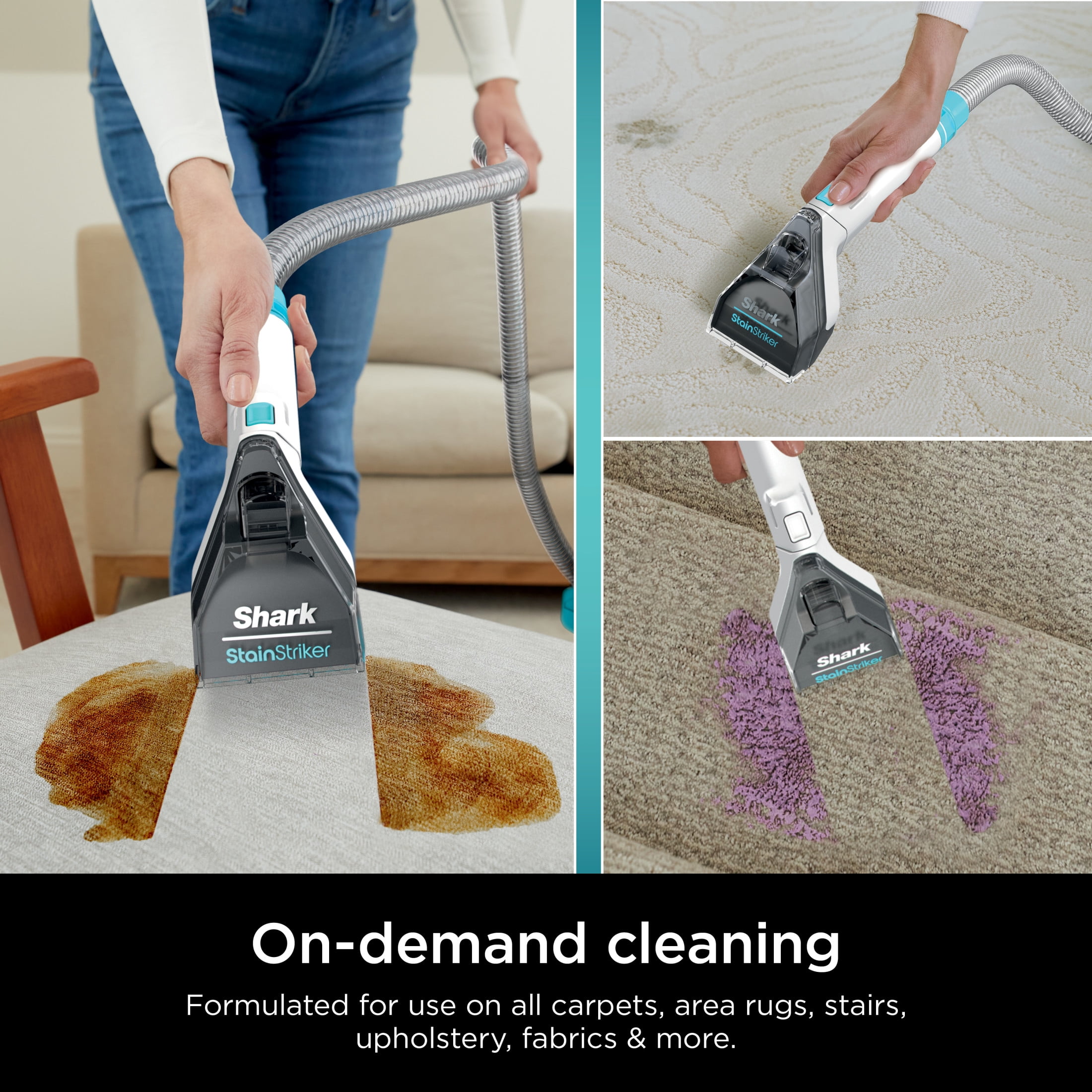 Shark StainStriker Pro Bundle for Shark StainStriker Portable Cleaners, 32oz OXY Multiplier & 16oz Deep Clean Pro Formulas, PXCMBUNDLE