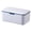 Blue -One Size, variant on Junepar Refillable Wet Wipes Dispenser - Moisture-Lock Storage Box with One-Hand Operation PP Material Wet Wipe Container with Lid for Home Kitchen Bathroom Car & Travel 7.9"×4.9"