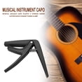 thumbnail image 4 of Pro Ukulele Capo plástico 4 cuerdas Hawaii guitarra cambio rápido abrazadera de afinación, 4 of 7