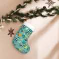 thumbnail image 7 of Yiaed Trucks And Excavators Print Christmas Stockings, Christmas Stockings Hanging Ornaments, Christmas Stockings for Family Christmas Holiday Decorations, 7 of 7