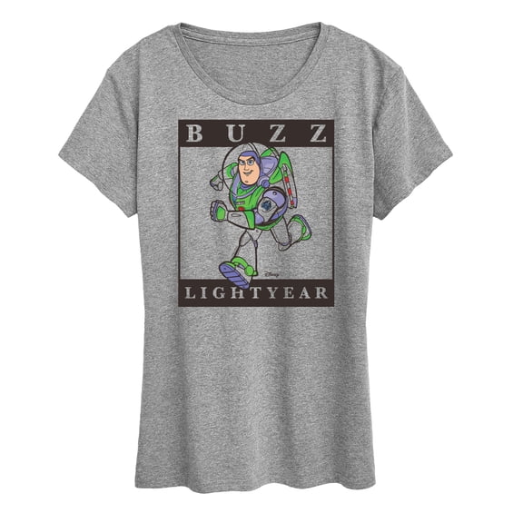 Toy Story 4 - Type Block Buzz - Women's Short Sleeve Graphic T-Shirt