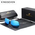 thumbnail image 2 of KINGSEVEN Gafas de Sol Polarizadas para Hombre y Mujer, Lentes de Espejo, Aluminio, Marca, UV400, 2022 Fivean unisex, 2 of 2