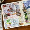 thumbnail image 6 of Japanese Styles Sticker Retro Sticker Die-Cut Sticker Book Stationery Sticker, 6 of 14