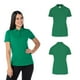 thumbnail image 2 of Playera Tipo Polo Piqué con Silueta para Dama · 50% Algodón 50% Poliéster, 2 of 3