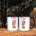 thumbnail image 3 of Merry Christmas Cocker Spaniel Santa Hat Xmas Tree Winter Holiday Heat Color Changing Mug Cockers Dog Lover Gifts Magic Coffee Mug - 01013, 3 of 4