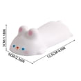 thumbnail image 3 of Wrist Pad for Desktop Gel Keyboard Wrist Rest Set Ergonomic Wrist Pad for Laptop Keyboard Wrist Rest Ergonomic And Desk Pad Lap Pad for Writing with Light Desk Writing Mat Video Editor Desk Wrist Rest, 3 of 3