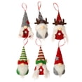 thumbnail image 4 of Irfora 2 uds., Sombrero de elfo, pareja, muñeca, cuerno, muñeca sin rostro, accesorios de decoración para árbol de Navidad, colgante de Navidad Irfora Decoración de muñeca sin rostro, 4 of 7