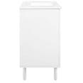 thumbnail image 3 of Calla 36" Perforated Metal Bathroom Vanity in White White, 3 of 11