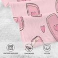 thumbnail image 5 of Yayeee 100% Cotton Hand Towels for Bathroom 16" x 28" Soft Absorbent Kitchen Towel, Phones and Hearts, 5 of 7