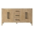 thumbnail image 2 of Laurel 60" Wood Vanity Base in Weathered Fir without Top and Sink no Mirror, 2 of 11