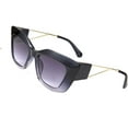 thumbnail image 1 of FEISEDY Retro Thick Square Cateye Sunglasses Women Men ARIZONA DREAM Metal Temple B2710, 1 of 14
