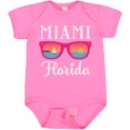 thumbnail image 3 of Inktastic Miami Florida Vacation Beach Trip Girls Baby Bodysuit, 3 of 5