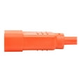 thumbnail image 2 of Tripp Lite 2ft Heavy-Duty Power Extension Cord (IEC-320-C14 to 320-C13), Orange, 2 of 4