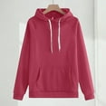 thumbnail image 6 of Texiao Comfort Sweatsuits for Women,Women's Solid Hooded Sports Sweatshirt Set, 6 of 8