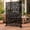 Black-Grid, variant on Outdoor Metal Privacy Screen Galvanized Decorative Screen, Black