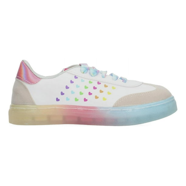 Tenis Tropicana Blanco Cintas Multicolor Para Niña multicolor 24.5 MX
