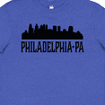 thumbnail image 4 of Inktastic Philadelphia Pennsylvania City Skyline Youth T-Shirt, 4 of 5