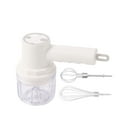 thumbnail image 1 of Sentmoon 3 In 1 Food Chopper & Hand,Handheld Whisk Electric Household Handheld Small Baking Wireless Charging Whipped Cream Stirring Stick Machine Todays Deals Clearance Sales, 1 of 1