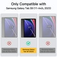 thumbnail image 2 of JETech Case for Samsung Galaxy Tab S9 11 Inch with S Pen Holder, Soft TPU Tri-Fold Stand Protective Tablet Cover, Support S Pen Charging, Auto Wake/Sleep (Light Purple), 2 of 6