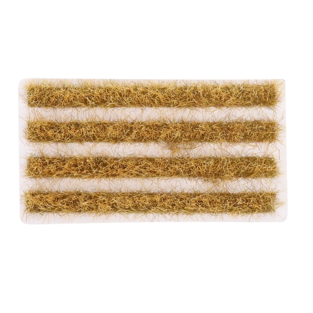 1 Set Static Plastic Rice Field Grass Model Miniature Rice Field Grass Landscape