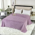 thumbnail image 1 of 47.24x78.74in Double-sided Flannel Taffeta Blanket Conditioning Cover Blanket Nap Sofa Blanket 9 Colors Available, 1 of 7