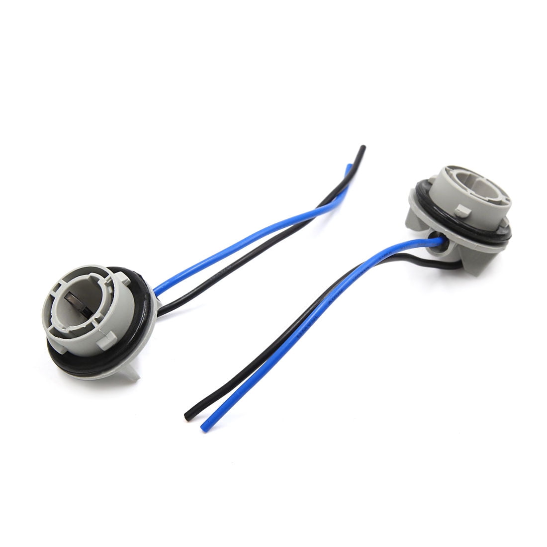 5 Pcs Gray 1156 Light Bulb Socket Lamp Holder Connector Adapter Wire