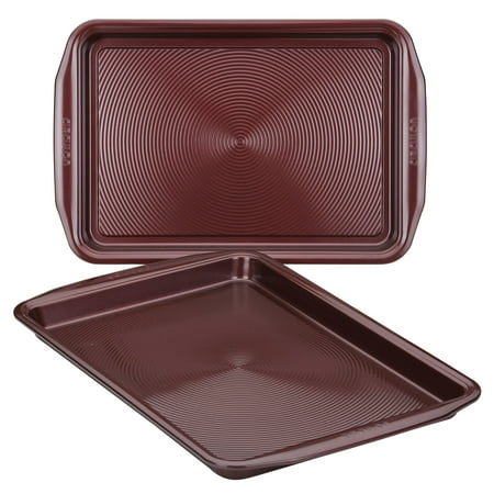 Circulon Bakeware Nonstick Cookie Pan Set  2-Piece  Merlot
