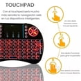 thumbnail image 4 of Mini Teclado Inalámbrico Smart Tv ,touch Pad C/ Iluminación, 4 of 5