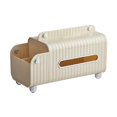 thumbnail image 3 of Soporte para pañuelos faciales BLESIY Caja dispensadora moderna Beige, 3 of 8