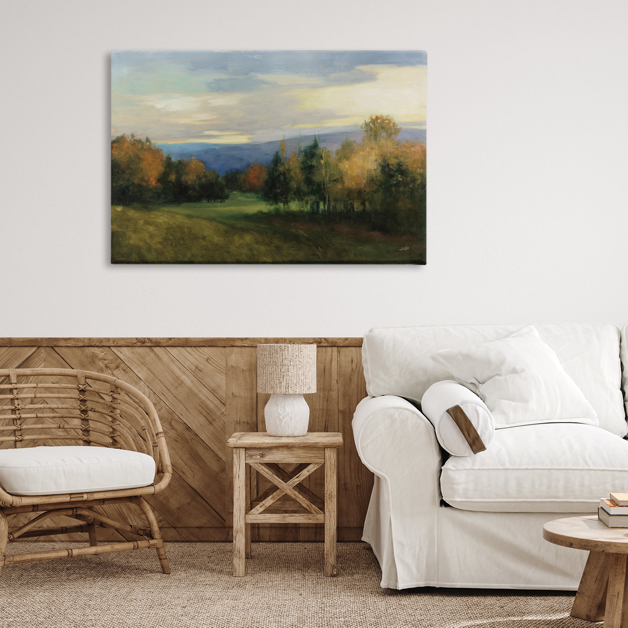 Stupell Industries October Meadow Countryside Canvas Wall Art, design by Julia Purinton