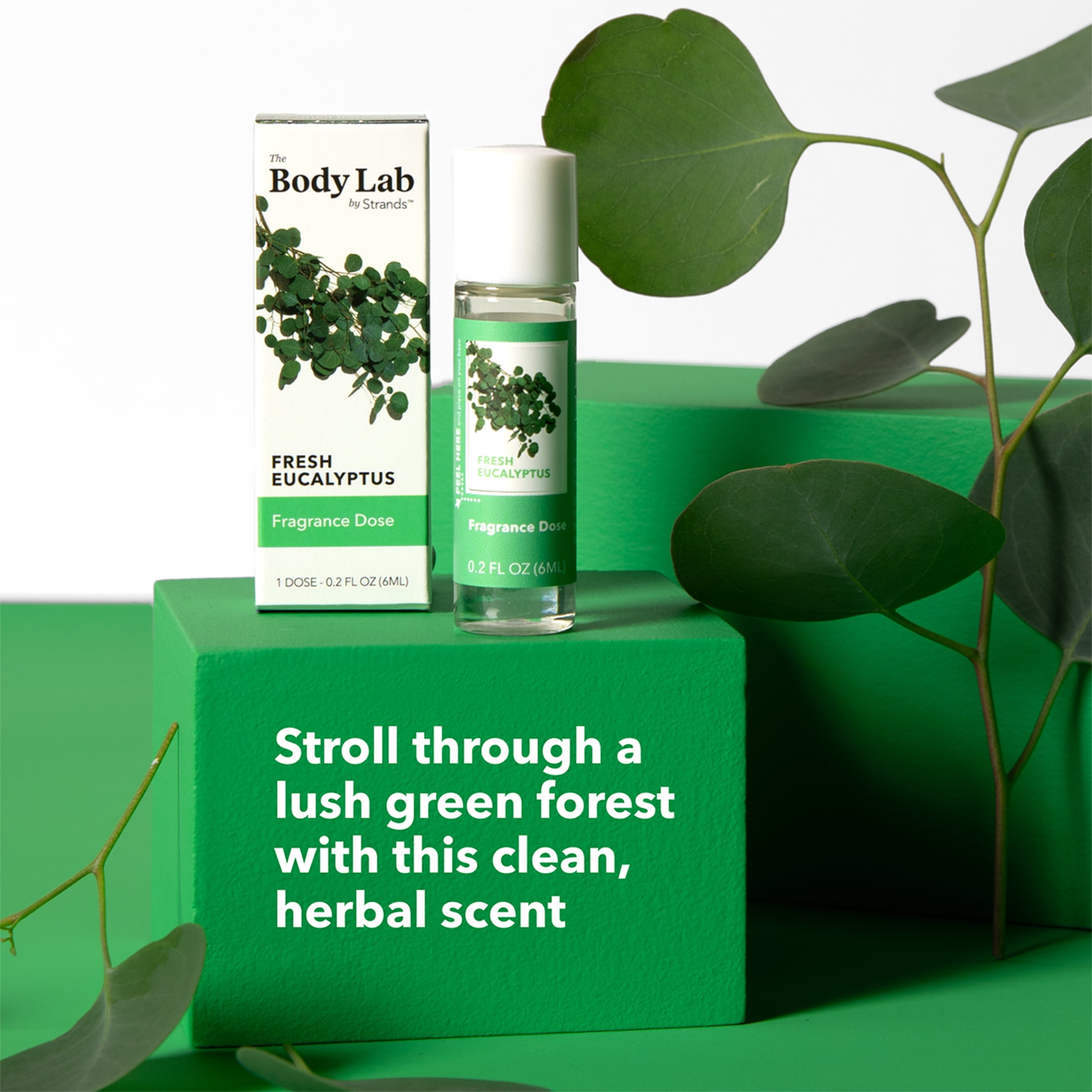 (3 pack) The Body Lab Fragrance Dose Fresh Eucalyptus 0.2 fl. oz.