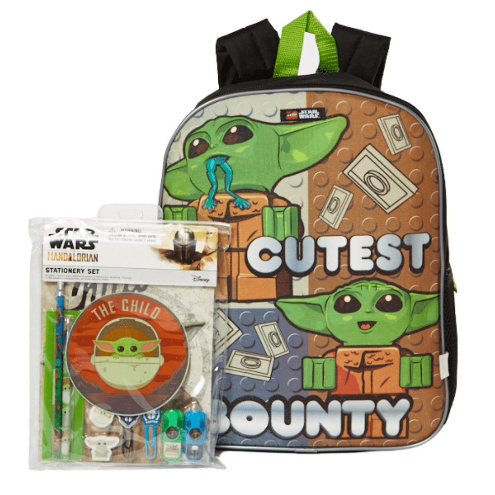 Star Wars Baby Yoda Backpack School Supplies Kids Backpack 12 Piece Set