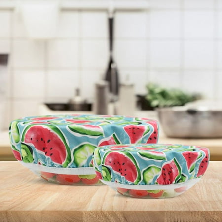 

Bowl Covers Reusable in 3 Size Stretch Cloth Fabric Bowl Covers Elastic Food Storage Covers Cotton Bread Bowl Covers Reusable Lids for Food Fruits Leftover