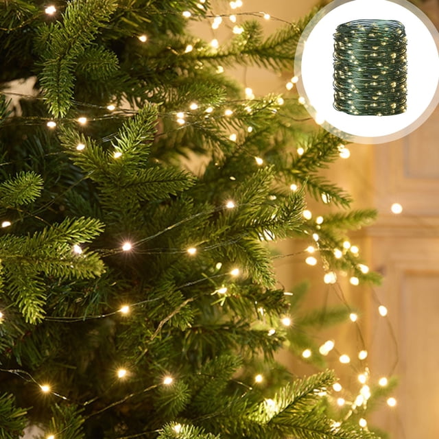 drppepioner Christmas Decor,Outdoor String Lights Christmas Tree Lights String Christmas Crackers String Lights for Christmas Tree Wreath Windows Party 5M/10M/20M Battery Style Home Decor