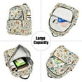 thumbnail image 5 of FORMRS Mini Backpack Purse for Women Quilted Travel Daypack Casual Shoulder Bag, Cute Animals, 5 of 7