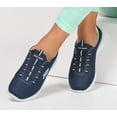 thumbnail image 2 of Skechers Slip on Sneakers for Women Sport Summits Mesh Bungee Closure Athletic Shoes Knit Upper Memory Foam Cushioning Flexible Lightweight Support, 2 of 5