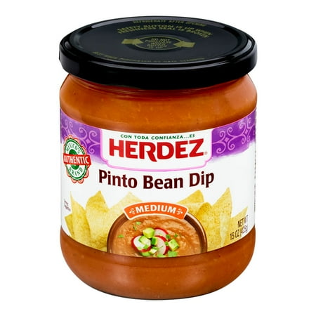 - Herdez Pinto Bean Dip, 15 Ounce Jar