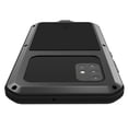thumbnail image 4 of Dteck Case For Samsung Galaxy A51 4G (6.5 inch),Shockproof Armor Rugged Rubber Metal Aluminum Tempered Glass Screen Protective Hybrid Back Phone Case Cover ,Black, 4 of 5