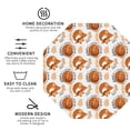 thumbnail image 3 of Rateoe Cute Squirrel Drawing Drink Coasters Set of 4 Leather Coasters Spill Protection for Table Desk,Durable and Non Slip Leather Coaster ,4 Inches Drink Mats-Octagon, 3 of 6