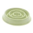 thumbnail image 1 of Tazón de agua en forma de gota de agua ligero de 1 pieza para perros para interiores y exteriores de plástico verde, 1 of 4