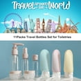 thumbnail image 7 of ZOUYUE 12 Pieces Shampoo Travel Bottles,TSA Approved Traveling Travel Size,Leak Proof Silicone Squeezable Spray Bottles Jars Travel Size Containers for Shampoo Conditioner Lotion Body Wash, 7 of 7