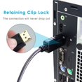 thumbnail image 2 of DP Cable, Rankie 3FT Gold Plated DisplayPort to DisplayPort Cable 4K Resolution Ready (Black) - R-1104A, 2 of 6