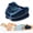 Navy Blue, variant on MOONORAH Knee Pillow for Side Sleepers, Leg Pillow for Sciatica, Hip, Back & Knee Pain Relief, Spine Alignment Support with Memory Foam to Relieve Pressure Between Legs (Navy Blue)